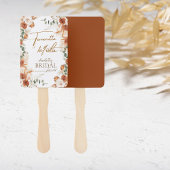 Vet Terracotta en Tequila Vrijgezellenfeest Hand F Handwaaier