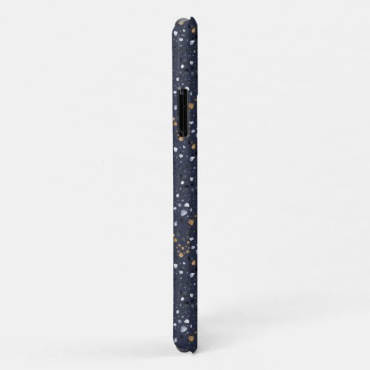 Vet Terrazzo Print (Marine) Case-Mate iPhone Case (Achterkant/rechts)
