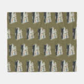 Vet Titanic Custom Name Fleece Deken (Voorkant (Horizontaal))