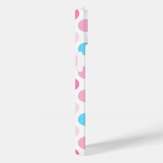 Vet Transfeminine Pride Flag Kleuren Polkadots Case-Mate iPhone Case (Achterkant / Rechts)