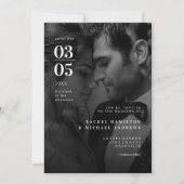 Vet, Trending, B & W-foto, Huwelijk Kaart (Voorkant)