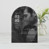 Vet, Trending, B & W-foto, Huwelijk Kaart (Staand voorkant)