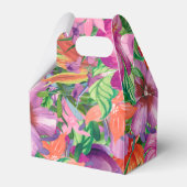 Vet Tropisch Hawaiian Flowers Patroon Bedankdoosjes (Voorkant Zijde)