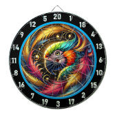 Vet Tropisch Parrot Dartbord Delight (Voorkant)