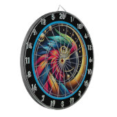 Vet Tropische Parrot Dartbord Centerpiece (Voorkant Links)