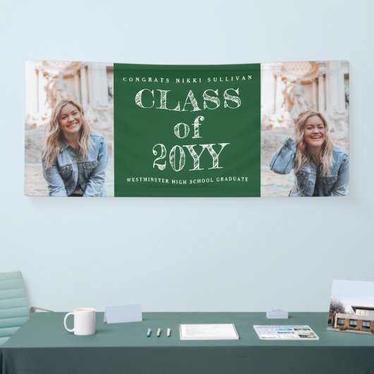Vet Type 2 Foto-Afstuderen Spandoek (Beurs)