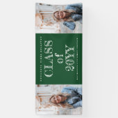 Vet Type 2 Foto-Afstuderen Spandoek (Verticaal)