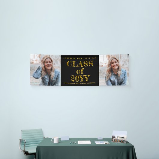 Vet Type 2 Foto-Afstuderen Spandoek (Beurs)
