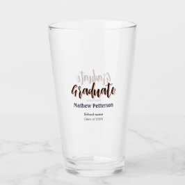 Vet type eenvoudig zwart stijlvol modern afstudere glas