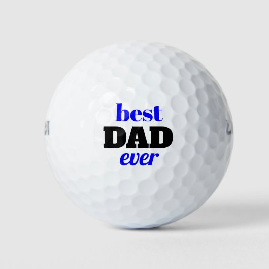 Vet Typografie Beste Pa Ooit Vaderdag Golfballen (Voorkant)