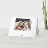 Vet Typografie Chalkboard Happy Moederdag Feestdagen Kaart (Achterkant)