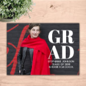 Vet Typografie Foto Afstuderen | Wit Kaart