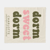 Vet Typografie Gepersonaliseerd Afstuderen Gift Do Fleece Deken (Voorkant (Horizontaal))