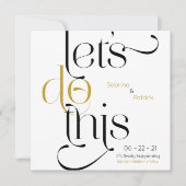 Vet Typografie laat dit doen sparen de Datum Kaart (Voorkant)