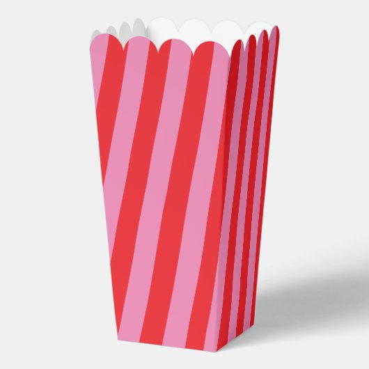 Vet Typografie, Roze en Rode Bruiloft Bedankdoosjes (Achterkant)