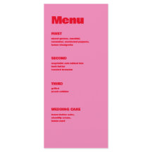 Vet Typografie, Roze en Rode Bruiloft