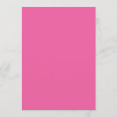 Vet Typografie Roze Geel Modern Minimalist Menu (Achterkant)