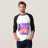 Vet Typografie T-shirt met Gradient "Limitless E (Voorkant volledig)