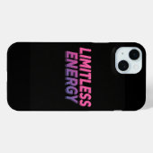 Vet Typografie Telefoon Hoesje met Gradient "Limit (Achterkant (horizontaal))