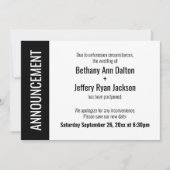 Vet Uitgestelde bruiloft aankondiging (Voorkant)