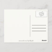 Vet Unisex Happy Birthday Typography Briefkaart (Achterkant)