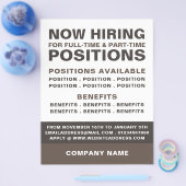 Vet Vacature Recruitment Adverteren Flyer (Enkel)