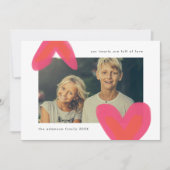 Vet Valentijn feestdag foto schilderd Feestdagenkaart (Voorkant)