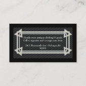 vet van 1919 visitekaartje (Achterkant)