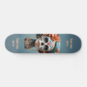 Vet Veelkleurige suikerschedel Persoonlijk Skateboard (Horizontaal)