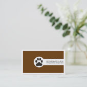 Vet/Veterinary Clinic minimalist visitekaartjes (Staand voorkant)