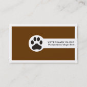 Vet/Veterinary Clinic minimalist visitekaartjes (Voorkant)