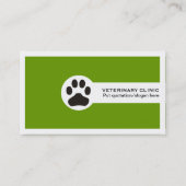 Vet/Veterinary Clinic minimalist visitekaartjes (Voorkant)