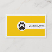 Vet/Veterinary Clinic minimalist visitekaartjes (Voorkant)