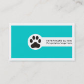 Vet/Veterinary Clinic minimalist visitekaartjes (Voorkant)