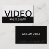 vet VIDEO Visitekaartje (Voorkant / Achterkant)