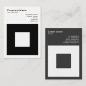 Vet vierkant visitekaartje (Voorkant / Achterkant)