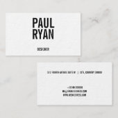 Vet visitekaartje (Voorkant / Achterkant)