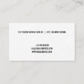 Vet visitekaartje (Achterkant)