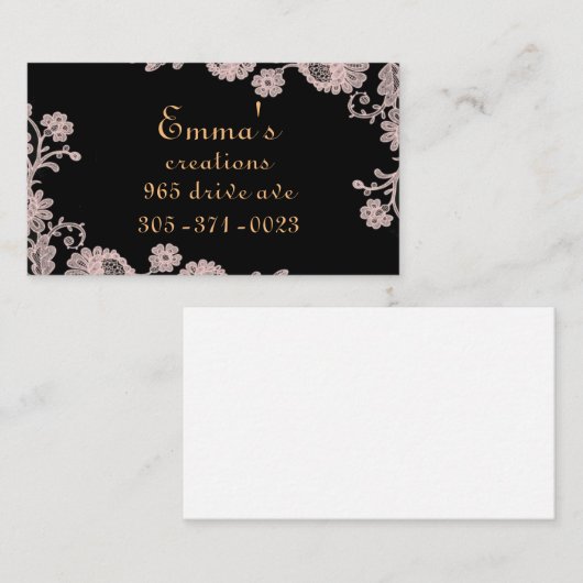 Vet Visitekaartje (Voorkant / Achterkant)