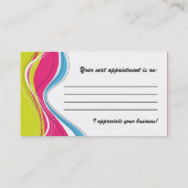 Vet Visitekaartje Afsprakenkaartje (Achterkant)