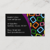 Vet Visitekaartje en trillend (Achterkant)