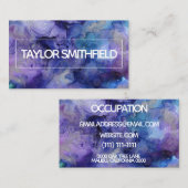 vet visitekaartje verfsplaat (Voorkant / Achterkant)