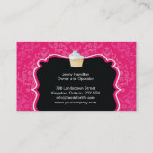 Vet Visitekaartje voor gebak (Achterkant)