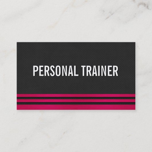 Vet Visitekaartje voor persoonlijke trainers (Voorkant)