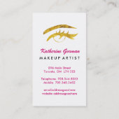 Vet Visitekaartjes voor het maken en het wassen (Achterkant)