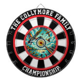 Vet Vliegende Ducks Doel Ontwerp Dartbord (Voorkant)