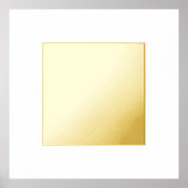 Vet Volledig Gold Square Folie Afdrukken (Voorkant)