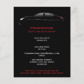 Vet voor autoverkoop flyer (Voorkant)