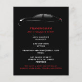 Vet voor autoverkoop flyer (Voorkant)