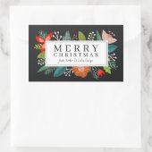 Vet Vouw en Pine Persoonlijke Vakantie Rechthoekige Sticker (Tas)